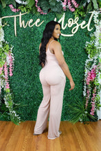 Load image into Gallery viewer, Tan Flare Bottom Jumpsuit
